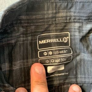 Merrell Shirts - Merrell button up shirt sleeve Merrell Shirts - Merrell button up shirt sleeve